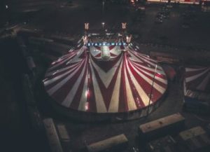 O circo no meio da rua