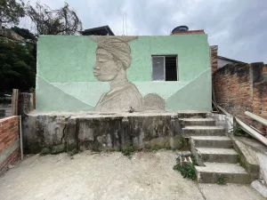 Projeto estampa arte e pertencimento em paredes de comunidades