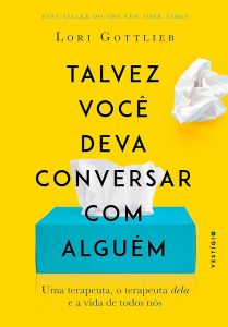 Capa do livro Tlavez você deveria conversar com alguém. Vestígio