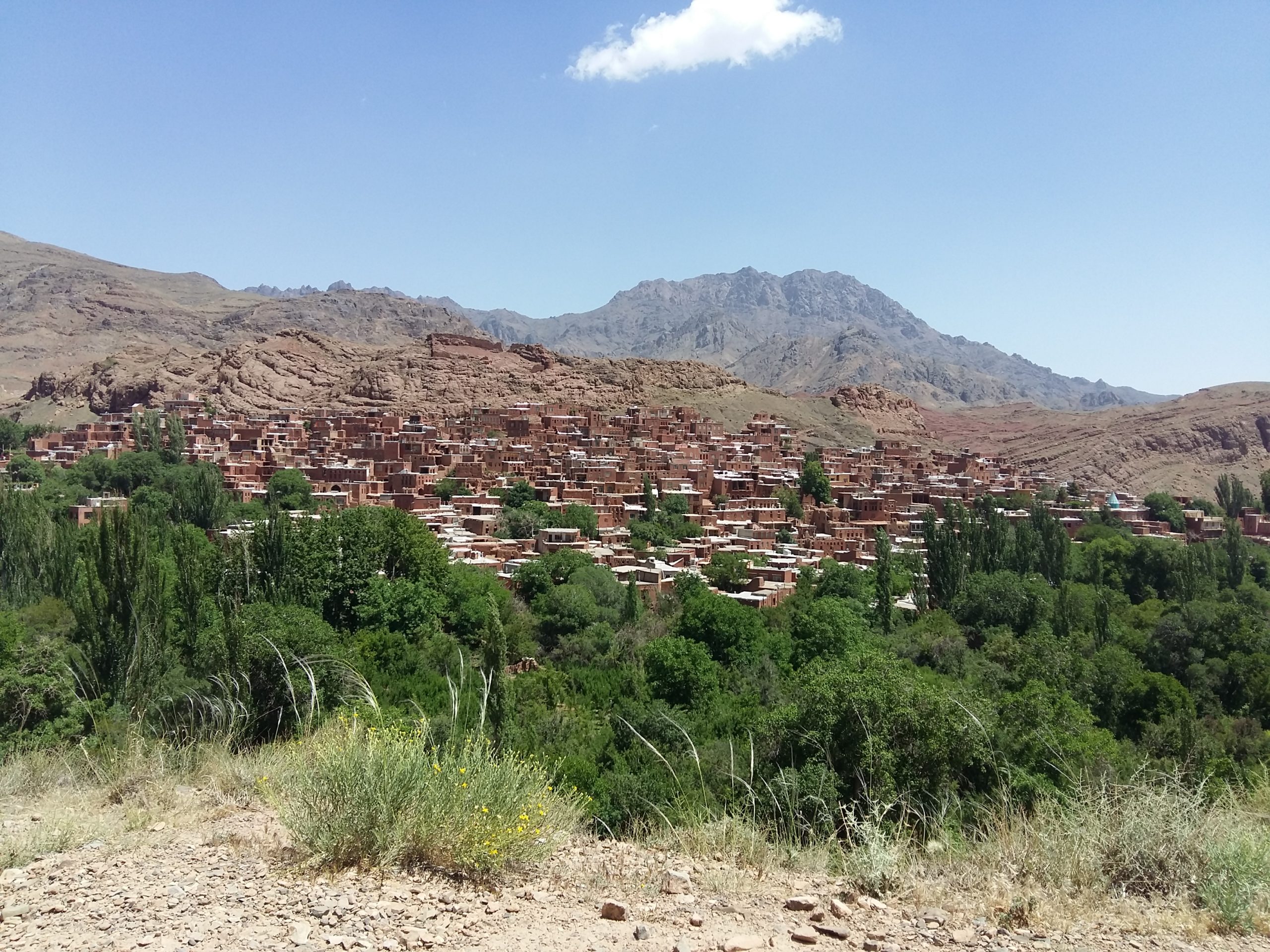 Vila de Abyaneh, Irã.